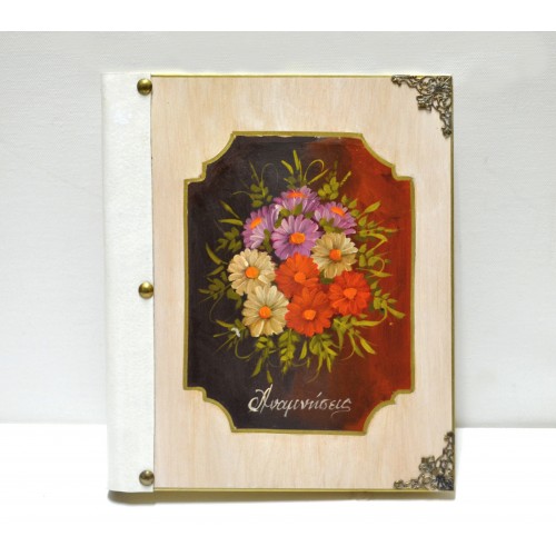 Εικόνα προϊόντος άλμπουμ φωτογραφιών γάμου με λουλούδια
